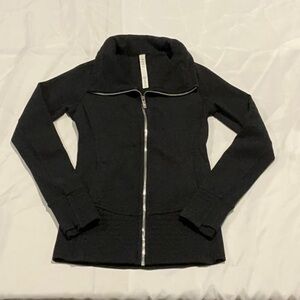 EUC Lululemon Radiant Funnel-Neck Jacket (Black) Size 4